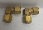 Lot Of New No Box! Parker 1/2" Tube Od Brass Union Elbows 8-8 Ebz-b. Fixed Price $24.95.