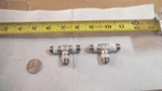 Lot Of 2 Cajon Stainless Tee Fittings 1/4 Male Npt SS-4-MT. Fixed Price $18.79.