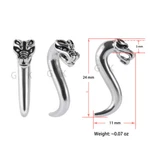 Stainless Steel Dragon Earring Gauges Plugs Expanders Earlets Tunnels. Fixed Price $9.99.