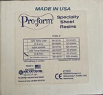 Keystone Dental Pro-form 0.8MM) 9614810 Specialty Sheet Resins 50/PK Blue. Fixed Price $32.00.