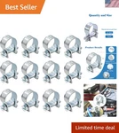 High-pressure Hose Clamps 12PCS Set, 9/16"-5/8" For Secure Fluid Containment. Fixed Price $14.39.