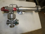 Huntington Mech Labs 2" MV-153 Stainless Steel Conflat Gate Valve. Fixed Price $1015.00.