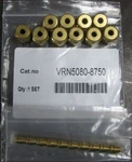 Agilent 1/8 Brass Tubing Fittings With Front And Back Ferrules Vrn 5080-8750. Fixed Price $50.00.