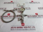 Swagelok SS-20VM4-F4 Accumulator Nitrogen Charging Tool W/ Pressure Gauge+hose. Fixed Price $286.40.