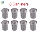 8X Dental Disposable Evacuation Canister DC8-2300 SCREEN-4-VAC Thinmesh Plasdent. Fixed Price $125.00.