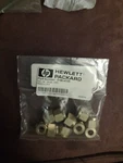Of 1/4" Brass Nut Agilent/hewlett Packard Part # 5180-4105. Fixed Price $18.00.