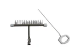 Drummond Microtest Stainless Dispensing Manifold Straight 16-PLACE 384 3-000-102. Fixed Price $99.99.