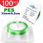 100PCS Lab Syringe Filter Sterile Pes Membrane 33MM 0.22 Individually Packed. Fixed Price $13.99.
