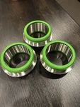 3 Sanitary Tri-clamp Stainless Steel Ferrules With Green Gaskets High Polish.. Fixed Price $50.00.