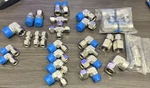 Lot Of 30 Superlok Fittings Swagelok Refs Description Elbows, Tees, & Unions. Fixed Price $250.00.