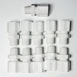 11 X Pcs Jaco 1/2" Od Tube Mnpt Polypropylene Male Connector Fitting. Fixed Price $19.00.