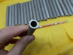 25 Pc Lot 1/4" 6061 Aluminum Pipe Machine Shop Tube Stock .540" Od X 4-3/4" Long. Fixed Price $36.00.