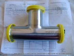 New Swagelok JC263PC20 90 Deg Jensen Kwik Clamp Elbow Tee Free Shipping. Fixed Price $52.50.