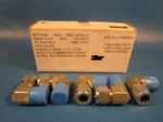 Lot Of 5 Parker 8-8-CBZ-S Elbow Connector, Tube Fitting 90 1/2" Npt Mal. Fixed Price $31.99.
