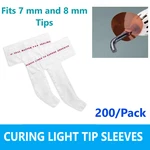 Dental Curing Light Tip Sleeves For 7-8MM, 200/BOX Kerr #4500 Type. Fixed Price $13.45.