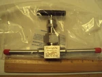 Swagelok Nupro Valve, SS-6NBSW6T65-3-G Unused. Fixed Price $100.00.