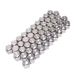 (50 Sets) Ham-let Htc 316 Stainless 1/4" Vcr Cap And Plug Fitting Couplings. Fixed Price $24.97.