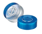 Wheaton 224193-05 Blue Aluminum Tear-off Unlined Seal, 20MM Od (case 1000). Fixed Price $94.00.