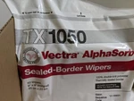 Texwipe TX1050 Vectra Alphasorb Cleanroom Wipers 9X9, Sealed-border, 250CT. Fixed Price $129.00.
