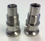 Lot Of 2 Reseal RE050S-TC Stainless Steel Sanitary Couplings 0.50" Id Tubing. Fixed Price $48.00.