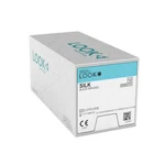 Look X1265B Silk Black Braided Reverse Cutting Sutures C3 5/0 18" 12/BX. Fixed Price $41.99.