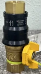 Safe-t-guard Gas Hose Safety Shut-off Valve (qdv) T&s Safe-t-link 1" C229-2. Fixed Price $44.99.