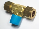 1- Crawford Swagelok Brass Branch Tee, 1/2" Od Tube X Mnpt, B-810-3-8TTM. Fixed Price $14.98.