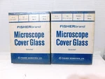 New Sealed Boxes Fisher Brand Microscope Cover Glass 22X44MM 10 Oz #12-545C. Fixed Price $99.95.