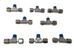 Hy-lok 1/4" Compression Male Branch Tee 1/8" Mnpt CBTM4-2N-S316 Qty. Fixed Price $73.99.