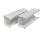 (2) Trippnt Large White Pvc Kimwipe Holder 15-1/4 X 4-1/8 5-1/2 50175. Fixed Price $49.99.