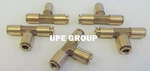 ( 5 Pack ) New Push To Quick Connect Brass Tee Union 1/4" Tubing Tube. Fixed Price $43.84.