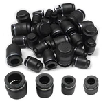 20PCS Push-in Connect Tubing Pneumatic Cap Plastic Quick Plug Fitt.... Fixed Price $20.24.