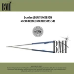 Scanlan Legacy Jacobson Micro Needle Holder 3003-346. Fixed Price $173.00.