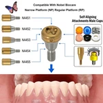 Dental Locator Attachment Abutment Np/rp Fits Nobel Active Conical Implant Caps. Fixed Price $131.59.