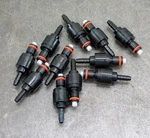 Cpc Valved In-line Hose Barb Coupling 1/8" Lot Of Eleven (11). Fixed Price $46.39.