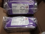 Kimtech Pure W4 Wipes #06070 Presat Alcohol Wipers - Qty. 400 (40 Pkg. X 10). Fixed Price $79.99.