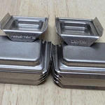 10 Tissue Tek / Lab 4164 Stainless Steel Base Molds - 35 X 24 Mm. Fixed Price $32.50.