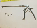 Integra Miltex 28-400 Pistol Grip Spring Handle Angled Biopsy Forceps #(2D12F). Fixed Price $175.00.