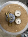 Fisher Scientific Gases CGA346 High Purity Pressure Regulator, 1/4 Npt Out. Fixed Price $75.00.