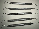 Lot Of Hu Friedy Dental Expro, 23/CP-12 Color Coded #6 Handle (qty 5). Fixed Price $75.00.