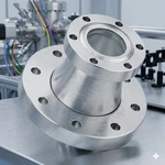 Mdc DN63 To DN40 Conical Reducer 3.38" 2.75" Conflat Flange Uhv Vetted. Fixed Price $145.00.
