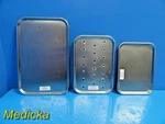 3X Vollrath Assorted Stainless Steel Sterilization Instruments Trays/ Pans 22211. Fixed Price $48.99.