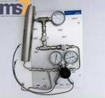 Linde Gas Pressure Gauge Regulator Panel With V200/CN Valve. Fixed Price $379.05.