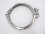 Dernord Stainless Steel Sanitary Clamp Single Pin Clover Tube Od 6". Fixed Price $30.68.