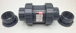 Hayward TC10200ST 2" True Union Ball Check Valve Pvc Fpm Seals 235 Psi. Fixed Price $187.99.