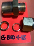 B-810-1-12 Swagelok Brass Connector 1/2" Tube 3/4" Mpt. Fixed Price $17.51.