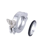 1 Set KF-25 NW-25 Vacuum Clamp Ss Centering +viton O-ring+aluminum Flange. Fixed Price $16.99.