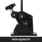 Vevor Manual Plate Steel Ring Bender 13-1/2INCH Single Pinch Portable Hand Crank. Fixed Price $103.90.