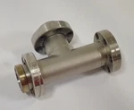Varian CF16 Tee Flange 2 Rotatable Fixed Uhv Ultra High Vacuum. Fixed Price $72.50.