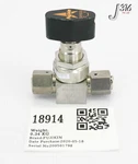 18914 Fujikin Manual Diaphragm Valve, " Fvcr 021325. Fixed Price $110.88.